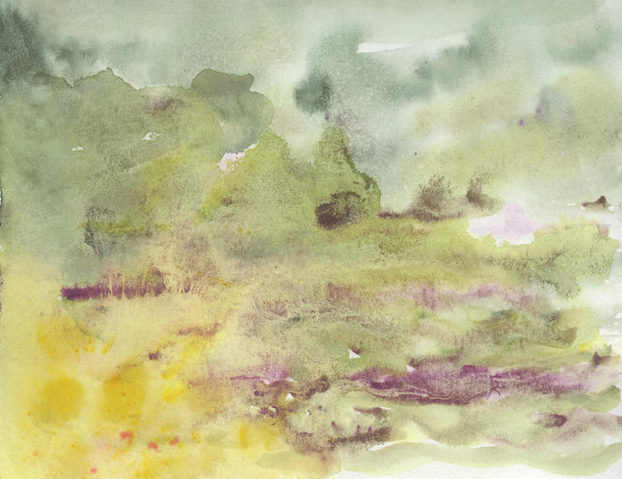 Springs Arrival South Carolina Field Series Painting by Elizabeth Reich