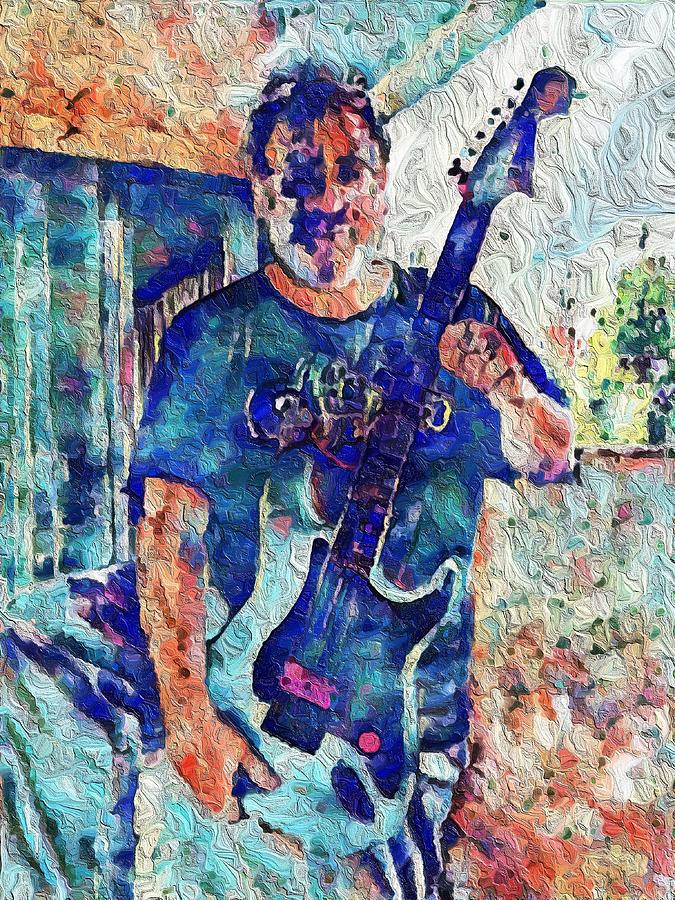 Squire Mixed Media by Bencasso B