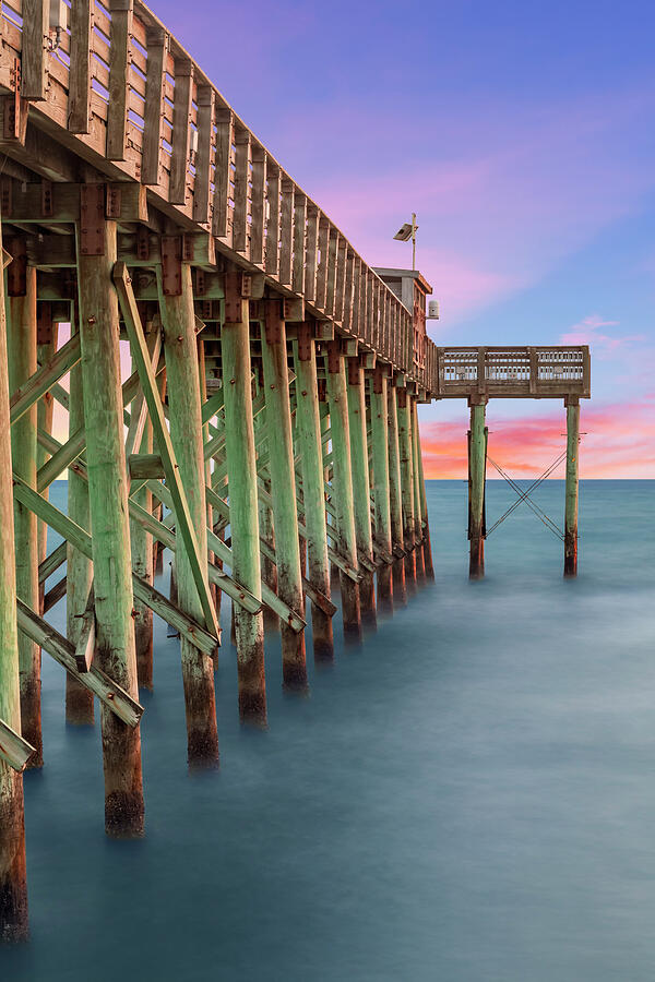 St. Andrew State Park Pier at Dusk Photograph by Kelley King