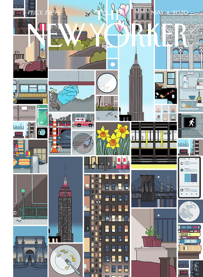 New York City Collage Digital Art - Still Life by Chris Ware