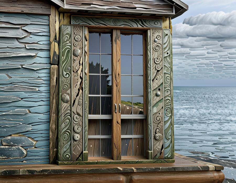 Still Too Chilly To Open The Lake Cabin by Eris And AI