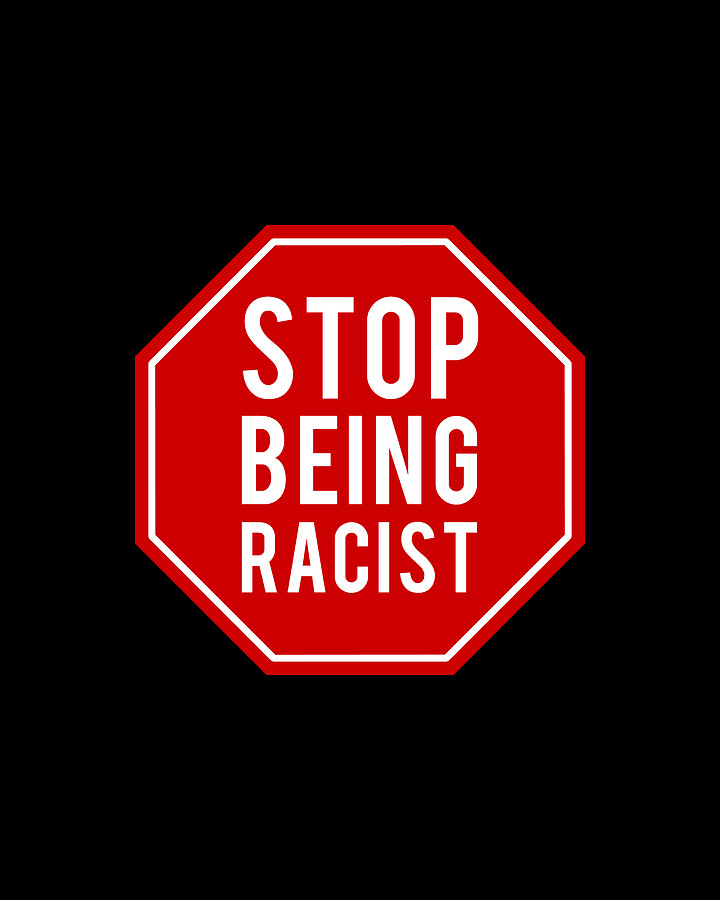 Stop Being Racist Digital Art by Flippin Sweet Gear