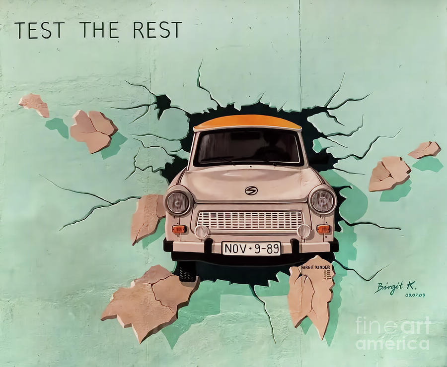 Street Art #69 - Test The Rest Digital Art by Antonios Valamontes