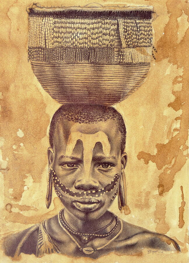 Strong Painting by Mcobi Mndzebele - Eswatini
