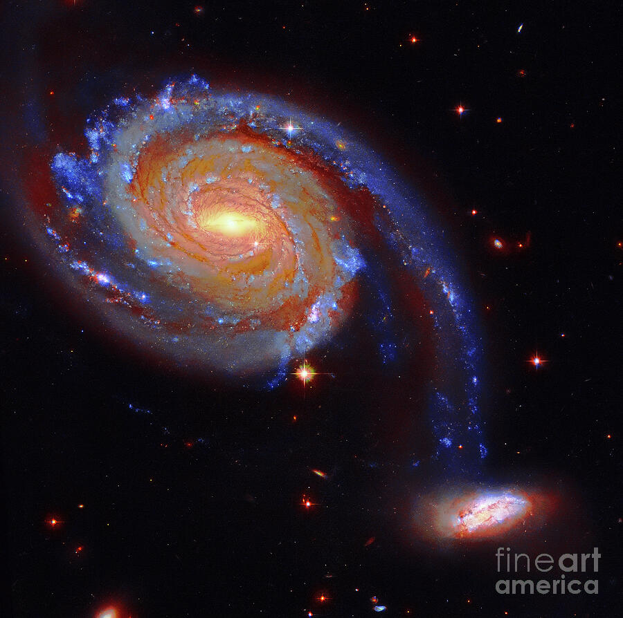 Stunning Spiral Galaxy in Space Photograph - Stunning Spiral Galaxy in Space by Stefano Senise