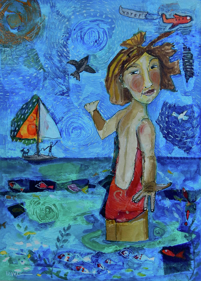Summer Mixed Media by Mary Conner