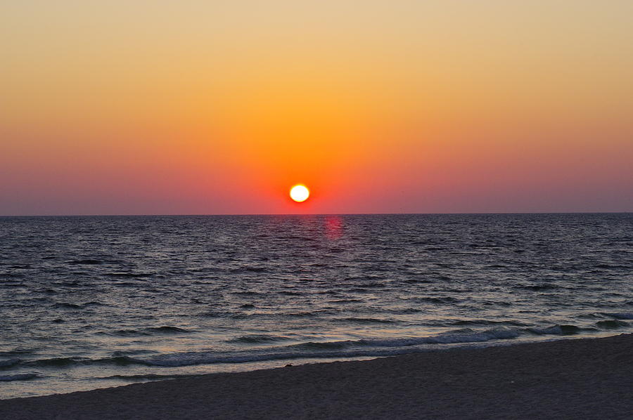 Sun and Waves 2 #1 Photograph by Murray Croft