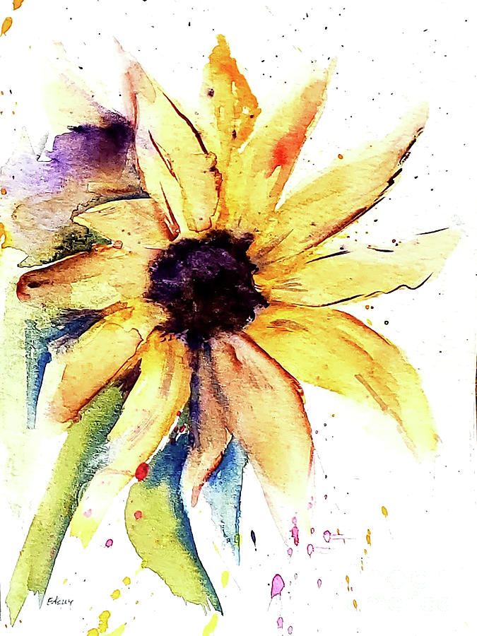 Sunflower Sunshine Painting by Eileen Kelly