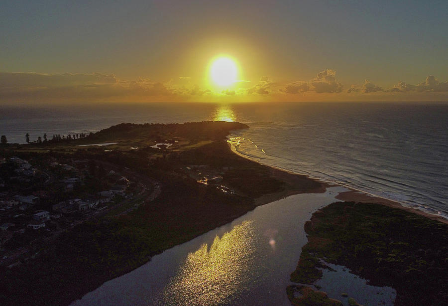 Sunrise at Long Reef Photograph by Andre Petrov