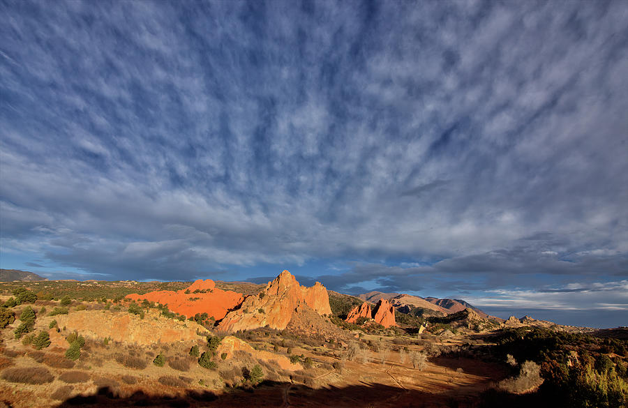 Sunrise, Garden of the Gods Photograph by Bob Falcone