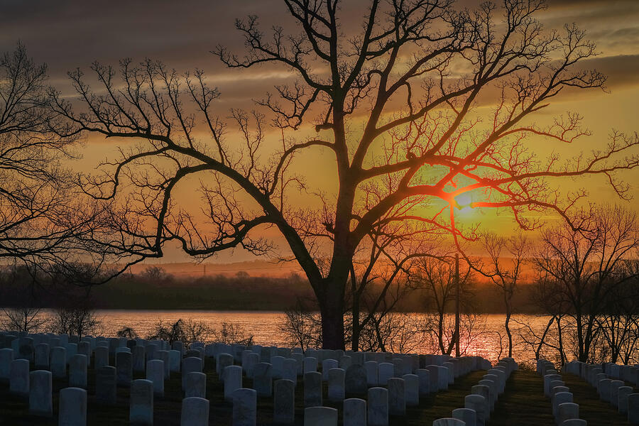 Sunrise - Jefferson Barracks Photograph by Robert Niemeier