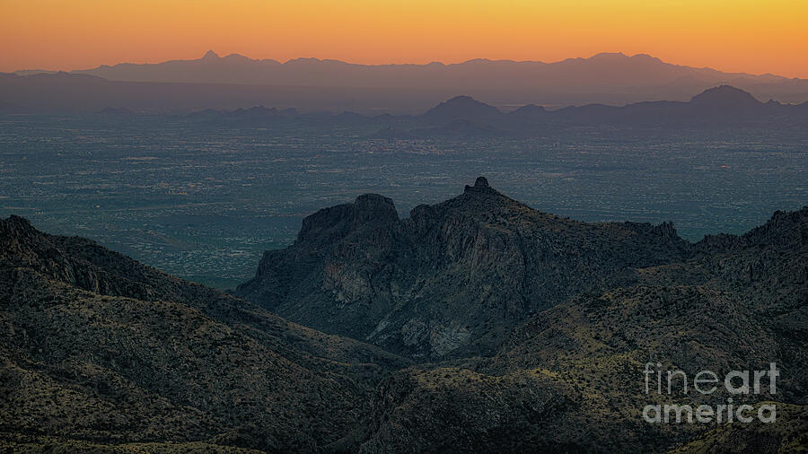 Sunset Symphony Over Tucson Photograph by Dodie Ross