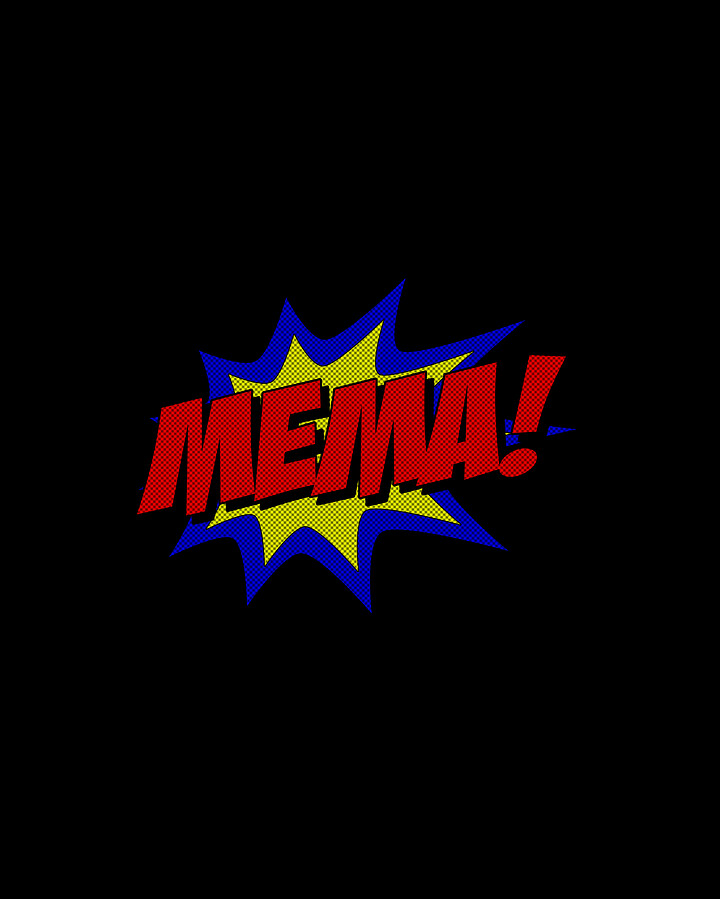 Superhero Mema Digital Art by Flippin Sweet Gear