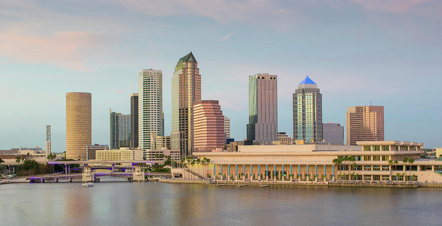 Tampa Skyline Photograph by Michael Warren