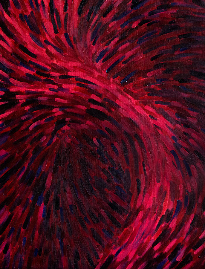 Tension No.2 Painting by Michel Cruz-Garcia