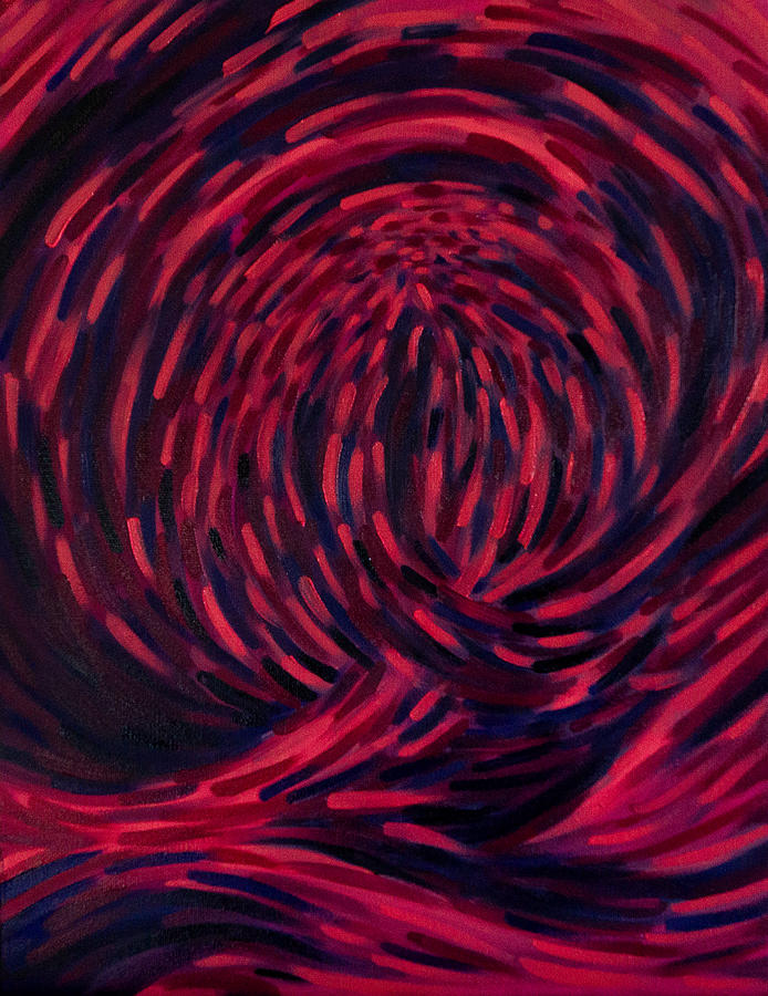 Tension No.6 Painting by Michel Cruz-Garcia