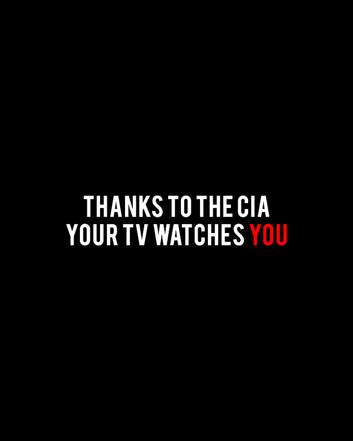 Thanks To The Cia Your TV Watches You Digital Art by Flippin Sweet Gear