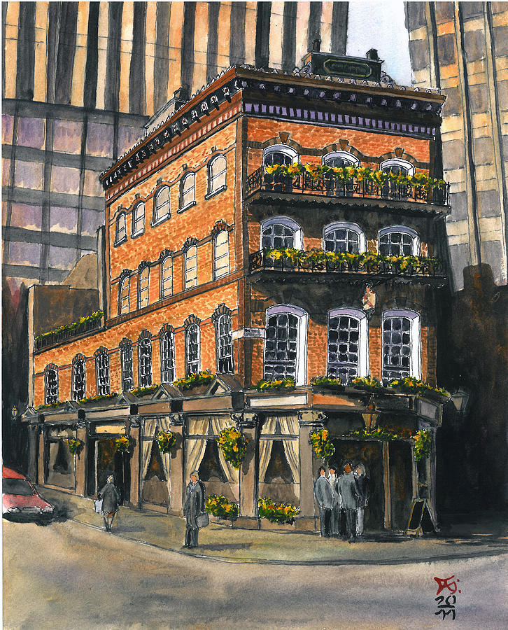 The Albert  Victoria Street  London UK Painting by Francisco Gutierrez