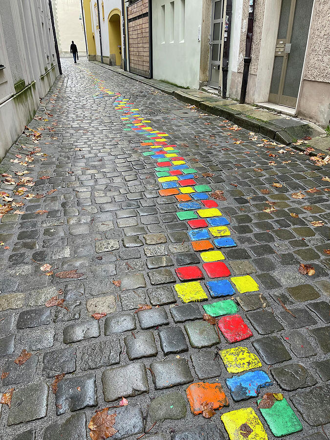 The Art Walk - Passau Photograph by Decoris Art