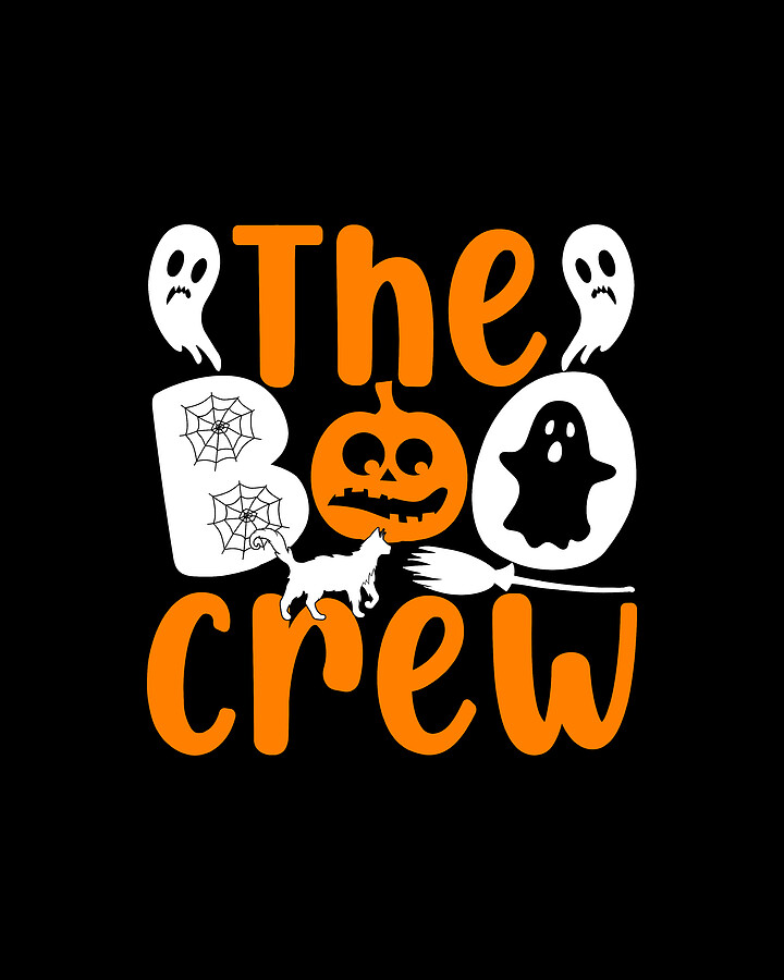 The Boo Crew Halloween Digital Art by Flippin Sweet Gear
