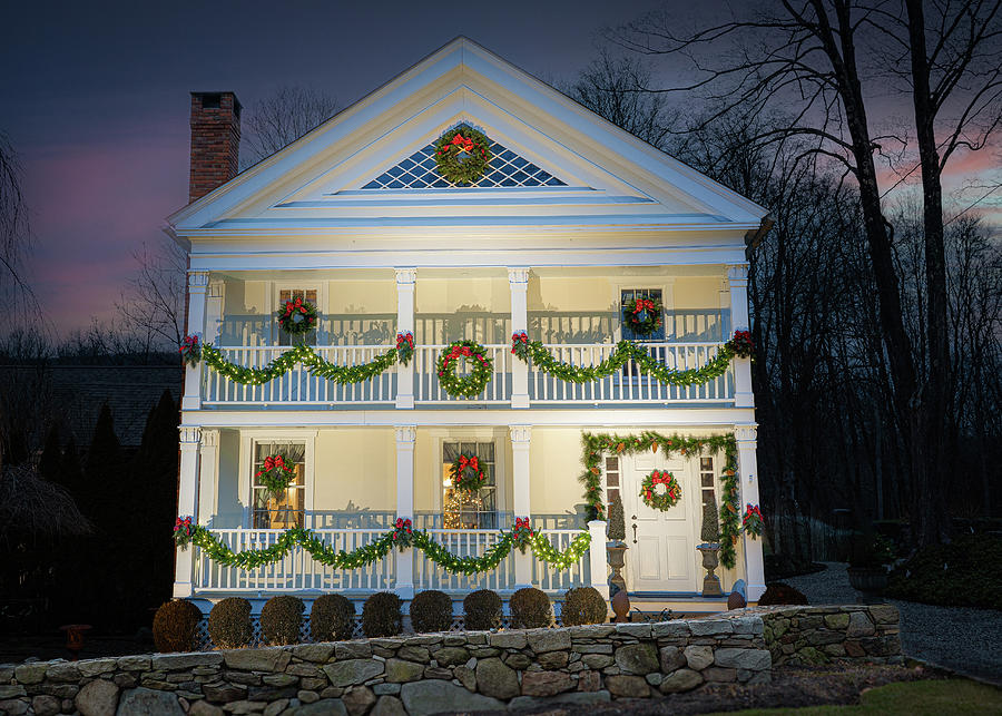 The Christmas House Photograph by Dave King