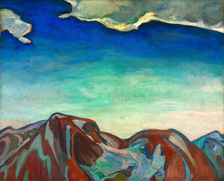 The Cloud, Red Mountain - Landscape with peaks of the Coast