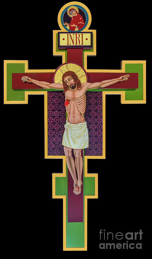 The Cross of New Life-The Flowering Cross Painting by William Hart McNichols
