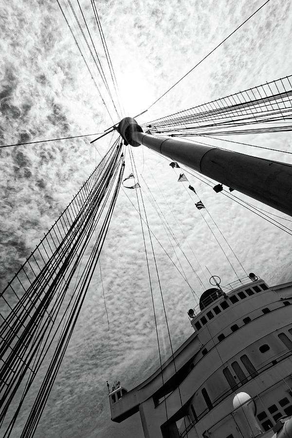The Crows Nest -- RMS Queen Mary in Long Beach, California Photograph by Darin Volpe