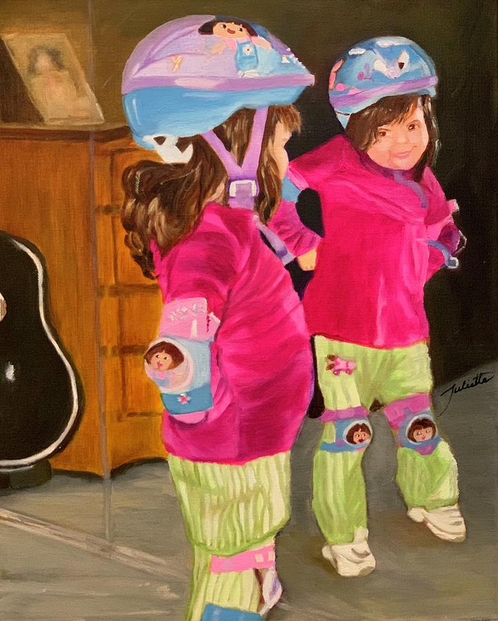 The Cutest Of Them All Painting by Juliette Becker