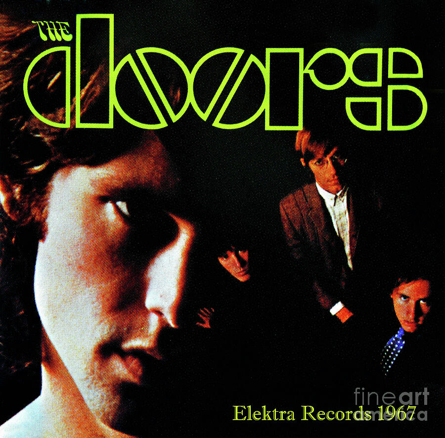 The Doors album cover 1967 Mixed Media by David Lee Thompson
