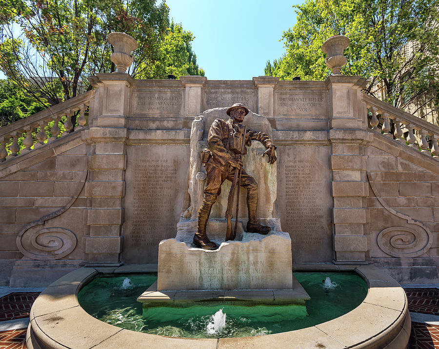 The Doughboy in Lynchburg Virginia Photograph by Steven Heap