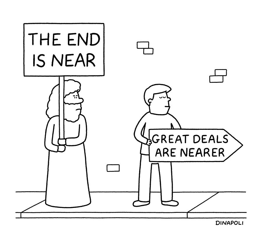 The End Is Near Drawing by Johnny Dinapoli