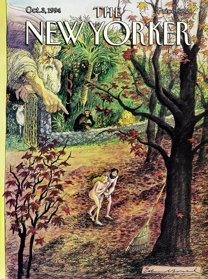New Yorker October 3rd, 1994 Painting by Edward Sorel