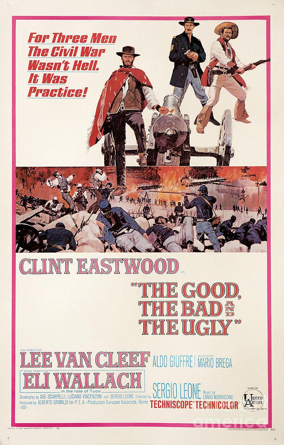 The Good The Bad and The Ugly Poster Digital Art by Antonios Valamontes