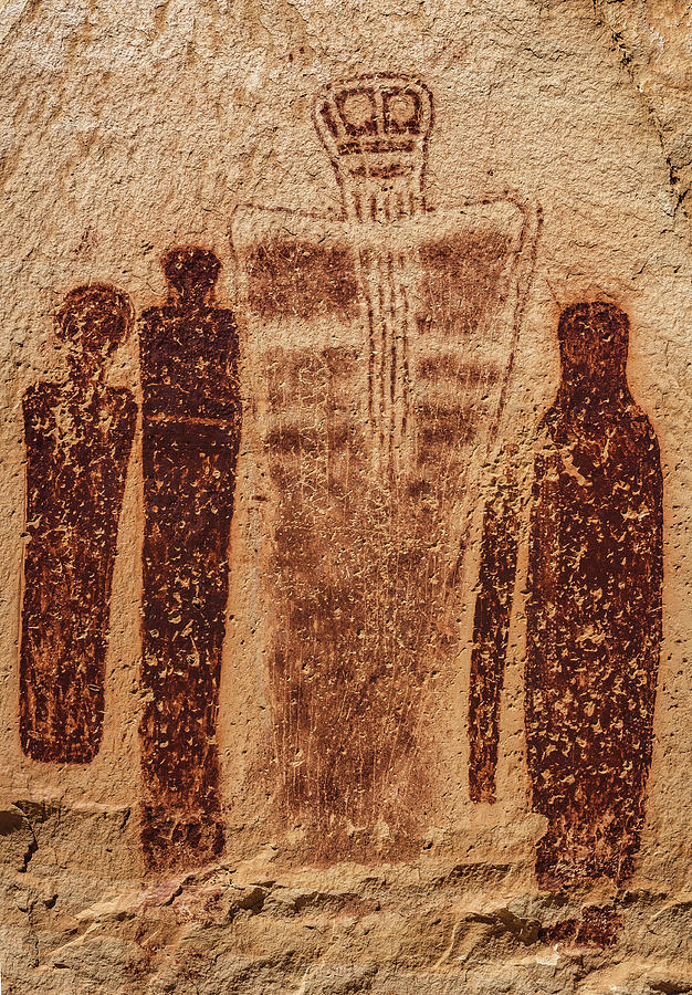 The Great Gallery Holy Ghost Panel - Vertical Photograph by Abbie Warnock