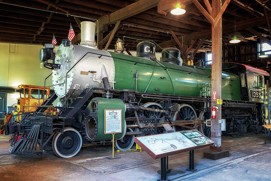 The Historic Great Northern Railway Steam Locomotive No 1355 by Susan ...