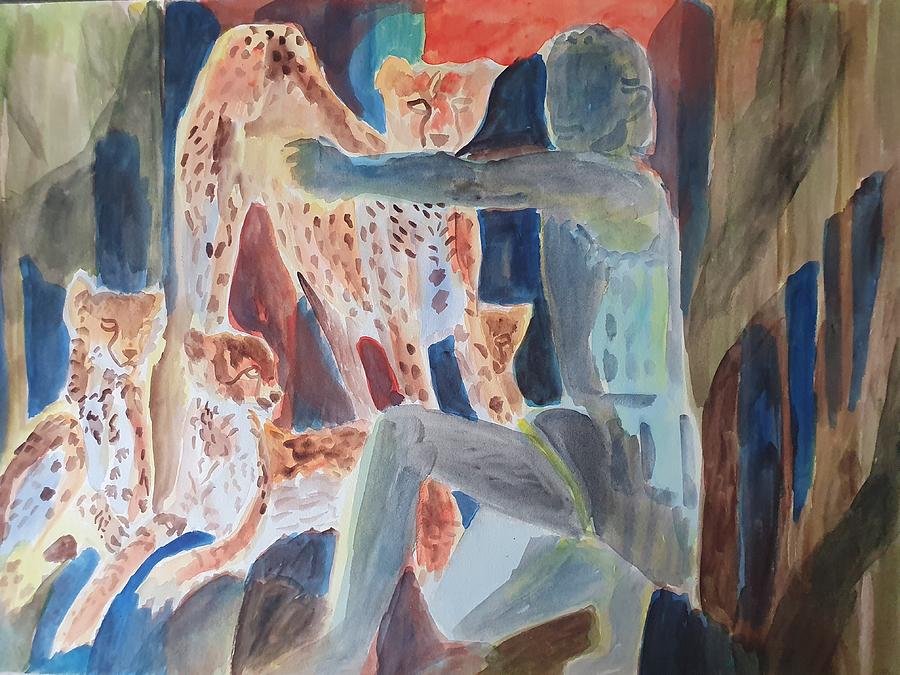 The Hunter Painting by Enrico Garff