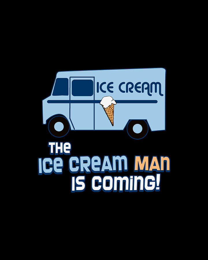 The Ice Cream Man Is Coming Digital Art by Flippin Sweet Gear