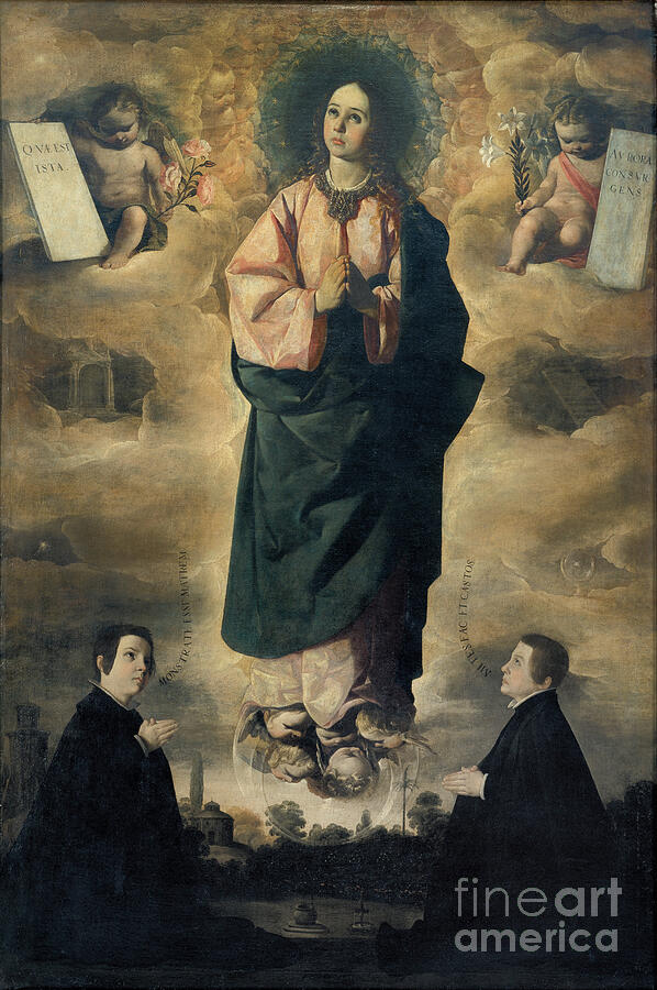 The Immaculate Conception, Francisco de Zurbarán, 1632 - religious art print