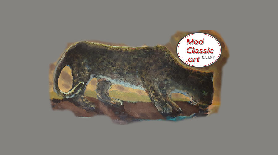 The Leopard ModClassic Art Painting by Enrico Garff