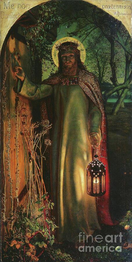 The Light of the World, William Holman Hunt, 1851-1853 - religious art print