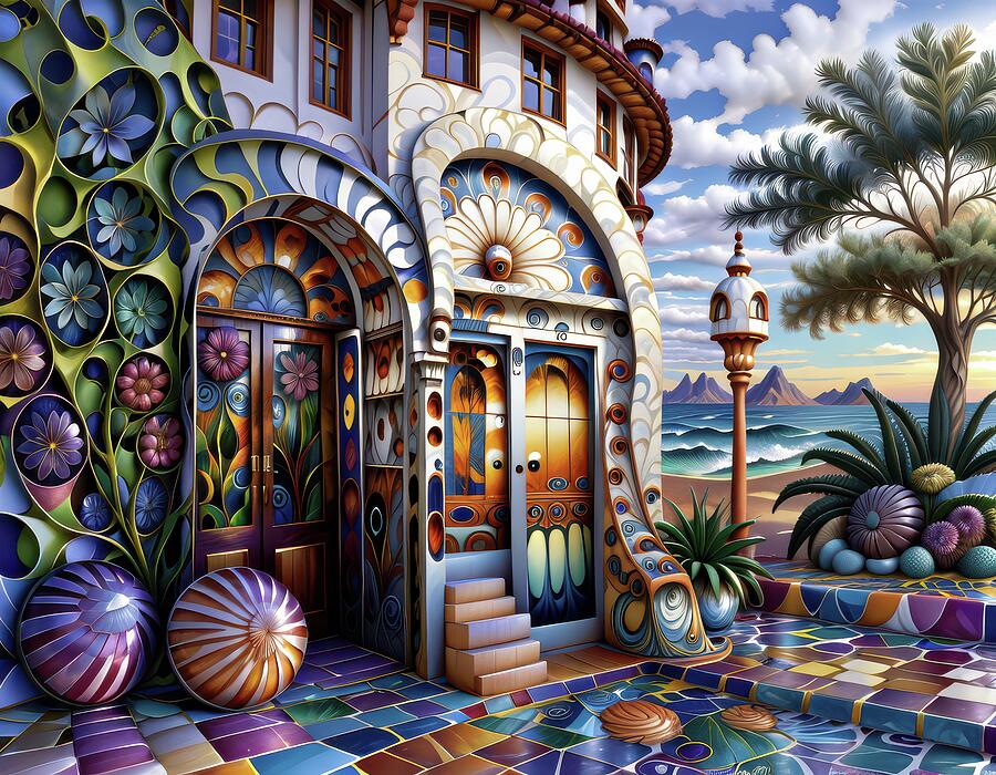 The Little Store Digital Art by Eris And AI