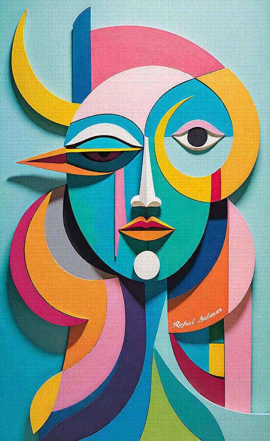 The Oracle of Quiet Moons Ai Art by Rafael Salazar