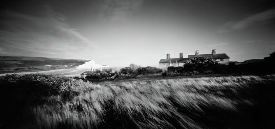 The Seven sisters coast guard cottages Photograph by Will Gudgeon