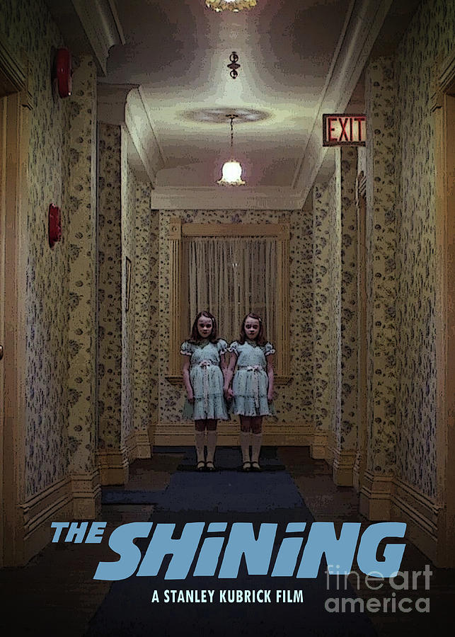 The Shining - The Twins Digital Art by Bo Kev - Metal Posters