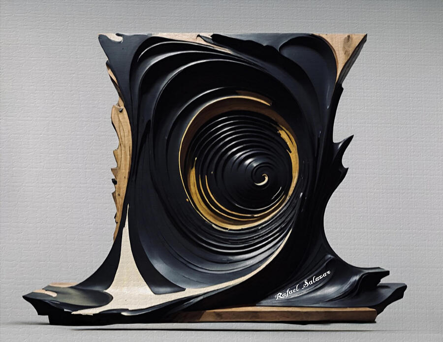 The Spiral Holds the Story Digital Art by Rafael Salazar