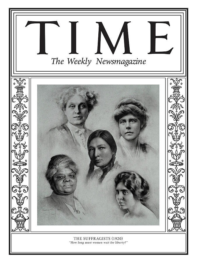 １９世紀末から20世紀初頭の詩雑誌復刻版　Slatkine Reprints The Suffragists, 1920 by Illustration by Amaya Gurpide for TIME