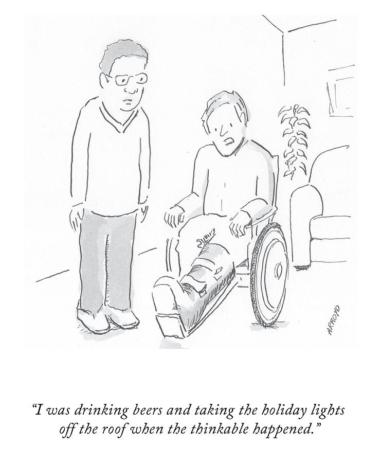 The Thinkable Happened Drawing by Jose Arroyo