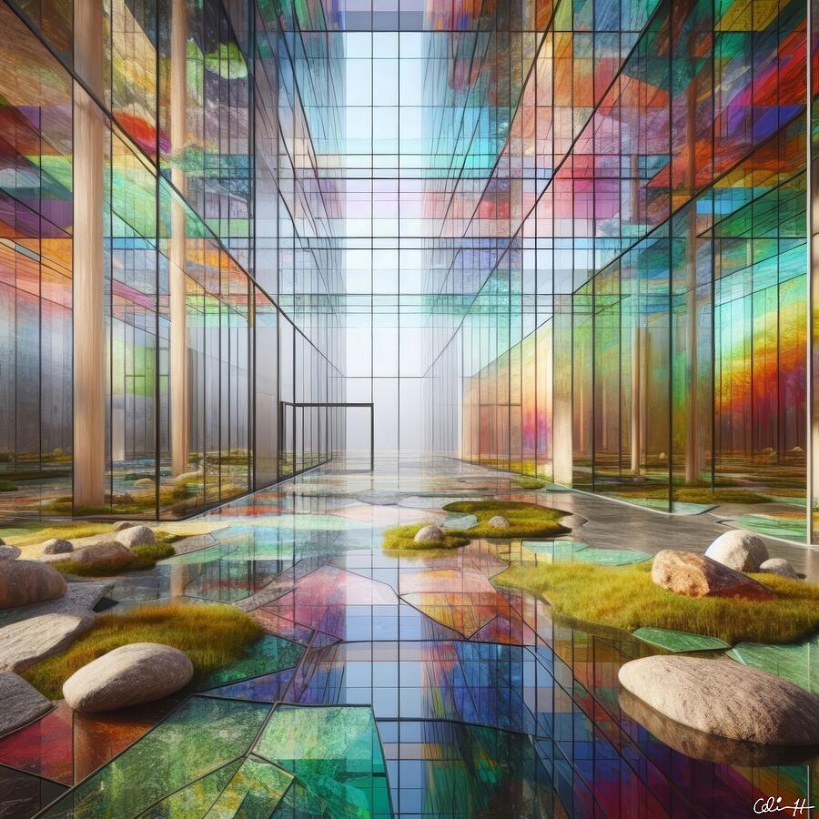 Virtual Office Digital Art by Colin Hardman