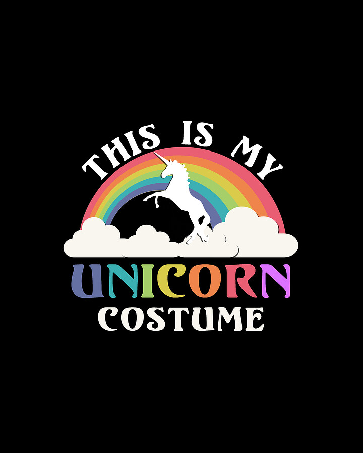 This Is My Unicorn Costume Digital Art by Flippin Sweet Gear